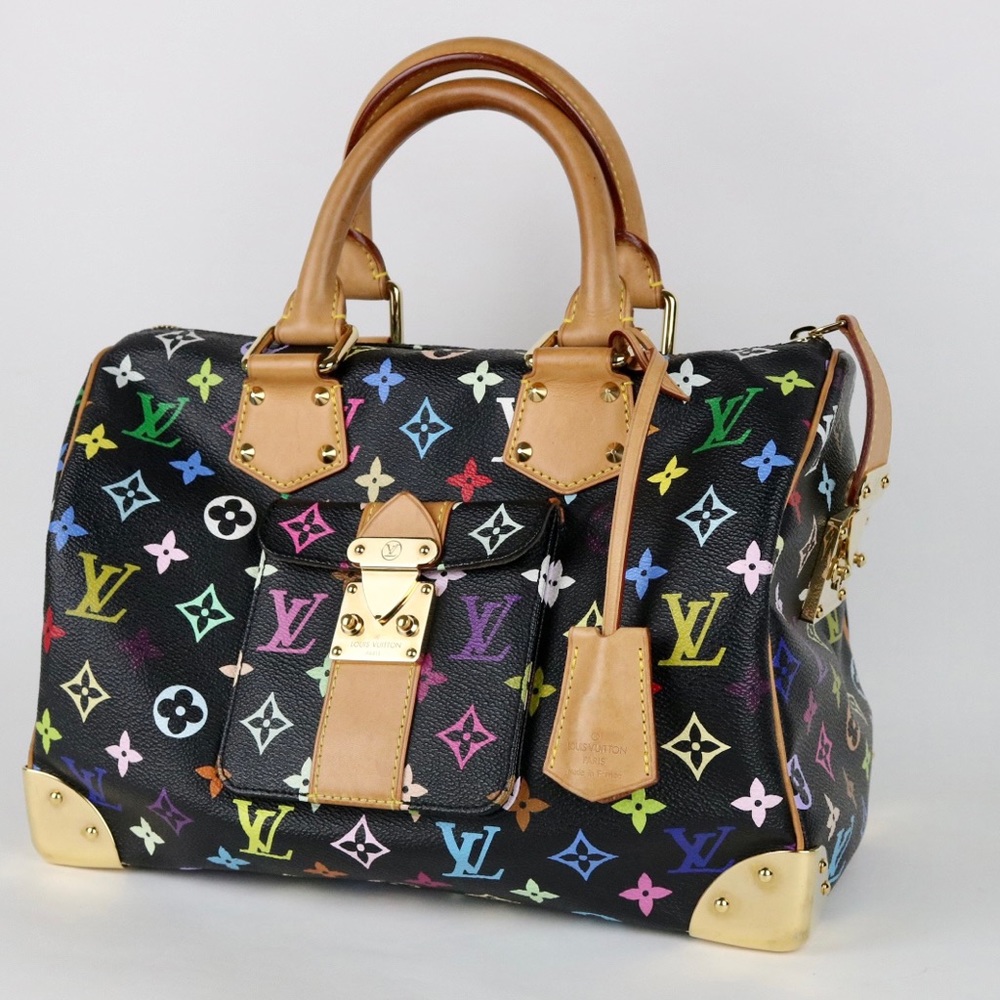 Limited edition Louis Vuitton Takashi Murakami - Speedy 30 Black Multi